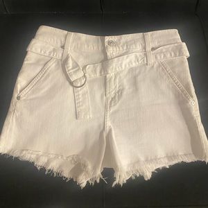 Seven for all Mankind White Jean shorts. Size 25. Never worn